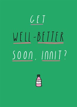 This is the sickest get well soon card there is - pun intended. Make them smile with this fun get well card from Tillovision.