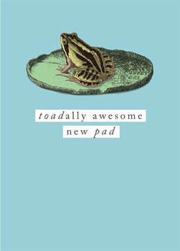 This punny card by Tillovision is perfect to wish your friends well in their brand-new home.