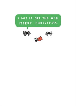 No flies on you if you get this punny card! Embrace internet shopping this Christmas and treat a loved one to this Tillovision design.