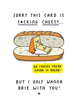 These naughty cheese's are spreading themselves all over the place! Get down and dirty on Valentine's Day and send your feta half this Tillovision card.