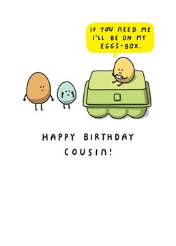This Birthday card is perfect for your games-mad cousin!