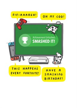 Do you know someone who has a smashing time playing videogames?