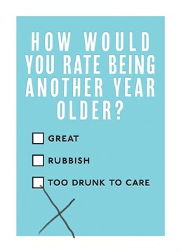 We really rate this boozy birthday card!