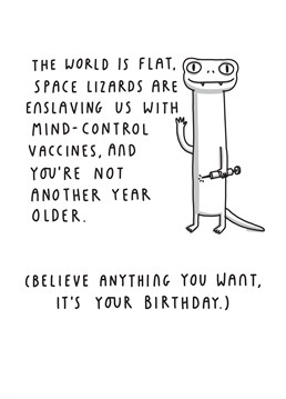 This weird Birthday card is perfect for a weird friend.