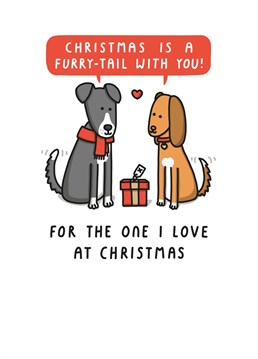 Make it a furry-tail Christmas with this funny card!