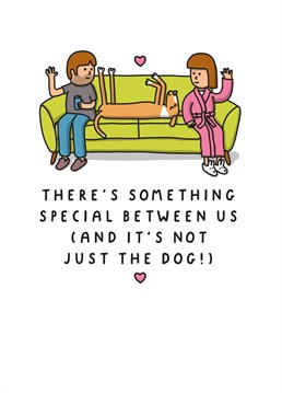 Let them know they're even more special than the dog with this funny pet card