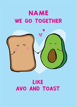 The millennials answer to peanut butter and jelly, there's no breaking up this dynamic duo any time soon. Give this thoughtful Scribbler Anniversary card to a partner who's all about the avo!