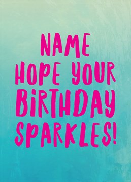 Send this cute Scribbler card to someone who's birthday you hope shines as brightly as them!