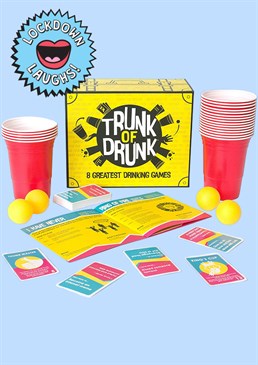 An instant Party Decorations starter that includes everything you need to play the 8 best drinking games. .  Just add friends and booze! .  Proven crowd-pleasers such as Beer Pong, Ring of Fire, I Have Never and Flip Cup will keep the Party Decorations going all night.  Perfect student gift or for hen/stag parties.  A messy night of fun in one handy box. It includes: Beer Pong - Get balls deep in fun with this boozy classic Ring of Fire (aka King&#39;s Cup) - If drunk is the aim, then this is the game I Have Never - Find out how filthy your friends really are Most Likely - Get your claws out for this naughty nomination game Flip Cup - Beautifully simple, outrageously fun 21&#39;s - It&#39;s easy to count to 21 right?... wrong Arrogance - This game will show who has balls of steel Screw The Dealer - Fast-paced guessing game with a boozy finale Not only do you get 8 classic Party Decorations games for the price of 1, but you also get a rule booklet which rates each game by &#39;Hilarity&#39;, &#39;Simplicity&#39; and &#39;Drunkenness&#39;, and provides simple step-by-step instructions so that you&#39;ll never have to argue over the rules again. Box contains: 20 Red Plastic Cups - washable & reusable American style solo cups 4 Ping Pong Balls Custom 52-Card Deck Rule Booklet