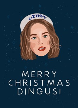 Wish your Dingus, I mean bestie, a Merry Christmas with this magical Robin card inspired by Stranger Things!