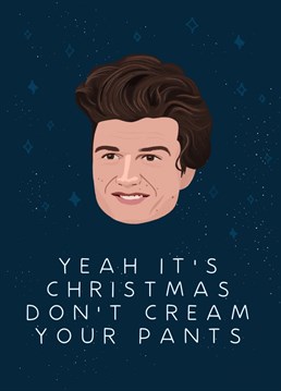 Wish your favourite person a Merry Christmas with this hilarious Steve Harrington card inspired by Stranger Things