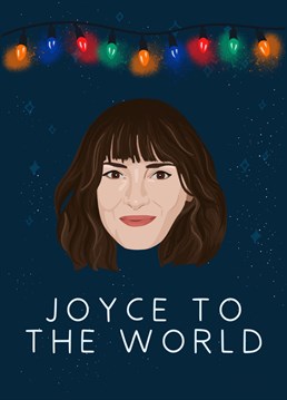 Spread a little joy this Christmas with this adorable Joyce card inspired by Stranger Things