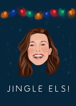 Wish your bestie a Merry Christmas with this wholesome El card inspired by Stranger Things!