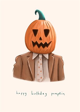 Wish your favourite Office fan a spooky birthday this October with this hilarious Halloween themed Dwight card!