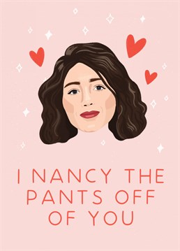 Tell your favourite person how much you fancy the pants off of them with this cheeky Nancy card inspired by Stranger Things!