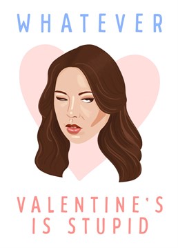 Wish your favourite skeptic a stupid Valentine's Day with this hilarious card inspired by April Ludgate from Parks and Recreation
