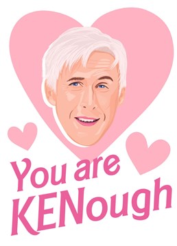 Show your bestie some support with this clever Ken card inspired by Ryan Gosling in the Barbie movie!