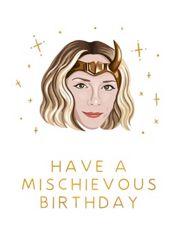 Send your favourite person a little magic and mischief curtesy of the badass Goddess Sylvie, just in TIME for another upcoming Nexus event... I mean Birthday!