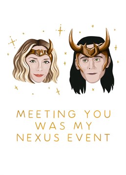 Send your god or goddess some love and mischief curtesy of Sylvie and Loki, just in TIME to mark your Nexus event!