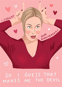 The perfect Anniversary card for your babe if they're an office fan (and if you're a little late to the game!) This hilarious Jan Anniversary card is sure to earn you some forgiveness... or you could always go bunk with Dwight?