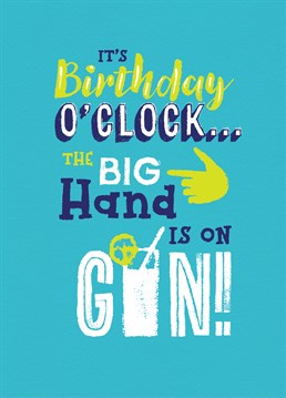 Add some ice and cucumber, some sun and you've got yourself a perfect birthday drink. Let Unknown Ink tempt you with this card.