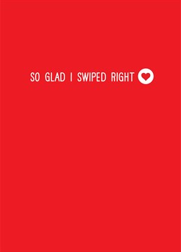 Let that special person in your life know that it was love at first swipe with this Scribbler card.
