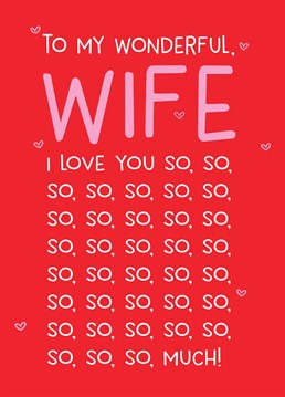 Show her just how much you love her with this adorable Scribbler Valentine's Anniversary card.