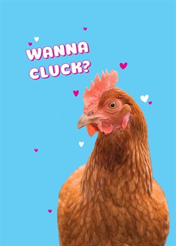 Send this Scribbler design to one hot chick this Valentine's Day and give them a giggle, you comedi-hen!