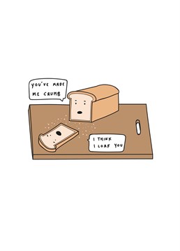 Let someone special know that they're the best thing since sliced bread and you can't wait to grow mould together, by sending this punny Scribbler Valentine's Anniversary card.
