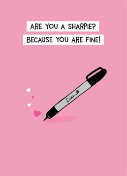 Mark the occasion and ensure your relationship is permanent with this funny Valentine's Anniversary card by Scribbler.