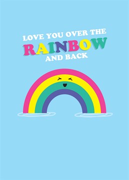 Somewhere over the rainbow, it's universally acceptable to love whoever the hell you want! Brb, just going to Oz. Valentine's design by Scribbler.