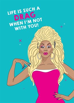 Successfully got your partner hooked on Drag Race? You're a winner baby! Send them this sickening Valentine's design by Scribbler.
