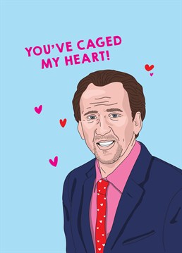 We can hardly wait to see Nicolas tackle his most challenging role yet: playing himself! Send this National Treasure to give your partner a laugh on Valentine's Day. Design by Scribbler.