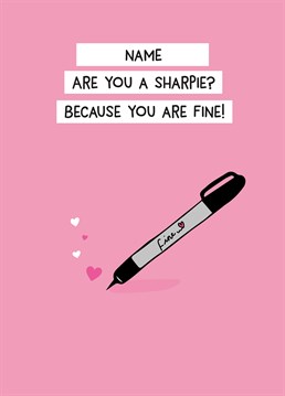 Mark the occasion and ensure your relationship is permanent with this funny, personalised Valentine's card. Designed by Scribbler.