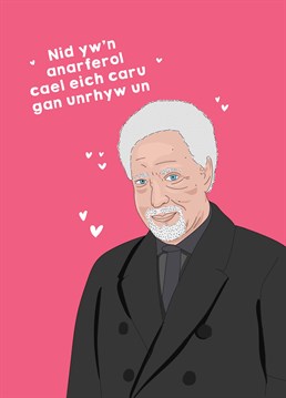 In the words of the Welsh legend himself: it's not unusual to find out I'm in love with you! And they certainly will once you send this Scribbler Valentine's Anniversary card.