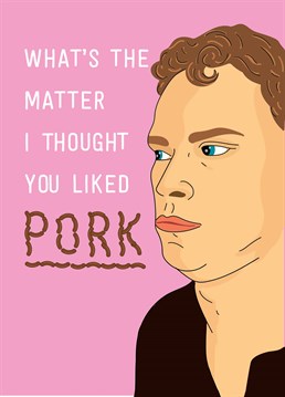 Gift a peep show fan this Anniversary card on valentine's day! A Anniversary card designed by Scribbler.