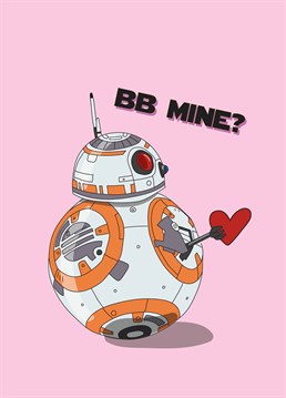 The love is strong with this Star Wars inspired valentine's day Anniversary card designed by Scribbler.
