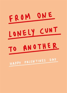 Good job you're not bitter! Just a coupla lads supporting each other this Valentine's Day. Designed by Scribbler.
