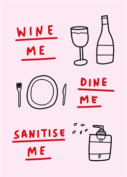 Let your partner know that 69ing and other unhygienic practices are officially of the table until Miss Rona has seen herself out! Valentine's design by Scribbler.
