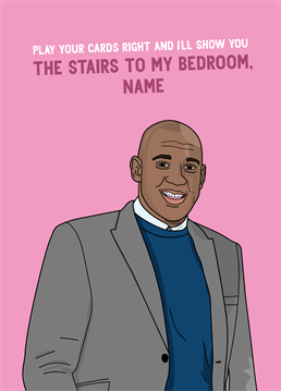 If you know someone who particularly enjoyed this Dion Dublin meme from Homes Under The Hammer, personalise this Scribbler card to laugh them into bed on Valentine's.