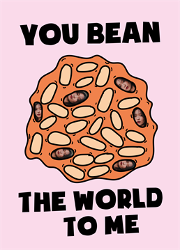 Whether they love em or hate em, add a photo and send this Scribbler Anniversary card to your favourite human bean to show how much they mean to you on Valentine's Day.