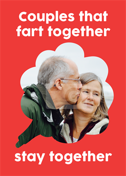 It is scientifically proven that love really is in the air! Add a photo to personalise this funny Scribbler Anniversary card and send to your other half on Valentine's.
