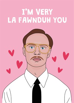 Send this Napoleon Dynamite inspired card to your soulmate on Valentine's Day and let them know they're the best thing that's happened to you. Designed by Scribbler.