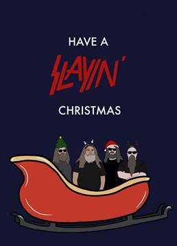Wish your loved one the most slayin' Christmas yet! Designed by Velvet Corridor.