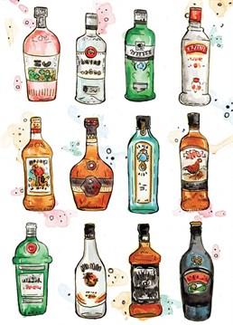 What's your favourite tipple? Or is there too many good ones to pick just one? Then this illustrated can will do the job perfectly!