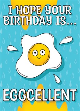 Send your pal this punny birthday card to wish them an EGGCELLENT birthday!
