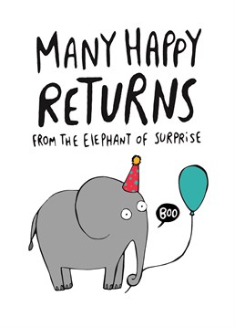 The most amazing things always happen when you?re not looking so, next time it happens send this lovely Whale And Bird Birthday card to that lucky person and make them smile.