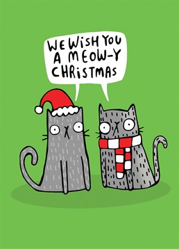Do you know someone who is crazy about cats? Then why not send this adorable Whale And Bird card to them this Christmas.