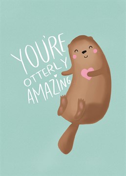 Send this otterly adorable Whale And Bird Birthday card to your loved one to let them know they are your mate for life.