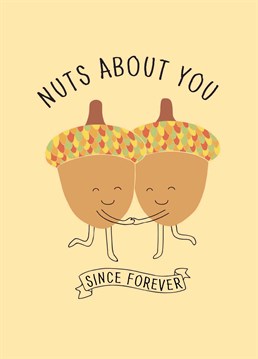 Don't be squirrelly! Let them know exactly how you feel with this cute Whale And Bird Anniversary card.